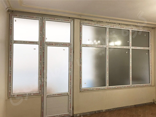 تعویض پنجره قدیمی با پنجره دوجداره UPVC در عظیمیه کرج بدون تخریب دیوار