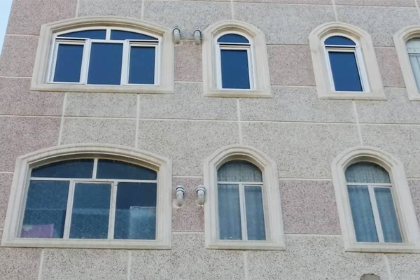 پنجره دوجداره قوسی در گوهردشت کرج