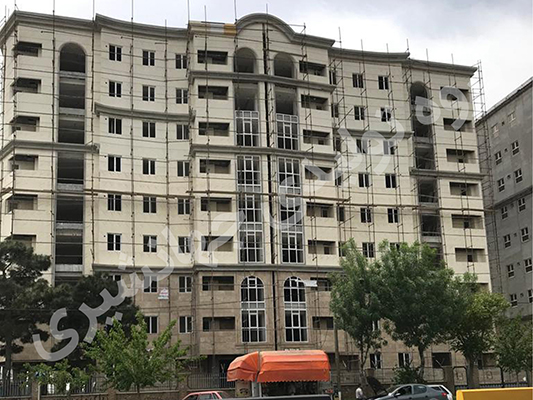 فروش پنجره دوجداره در کرج - عظیمیه با نمای آجری و سنگی