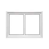 پنجره دوجداره ثابت UPVC برای نورگیر ساختمان در کرج