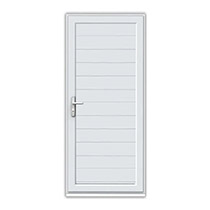 درب دوجداره تمام پنل UPVC برای سرویس یا ورودی‌های خصوصی در کرج