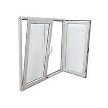 پنجره دوجداره UPVC دوحالته برای تهویه ساختمان در کرج